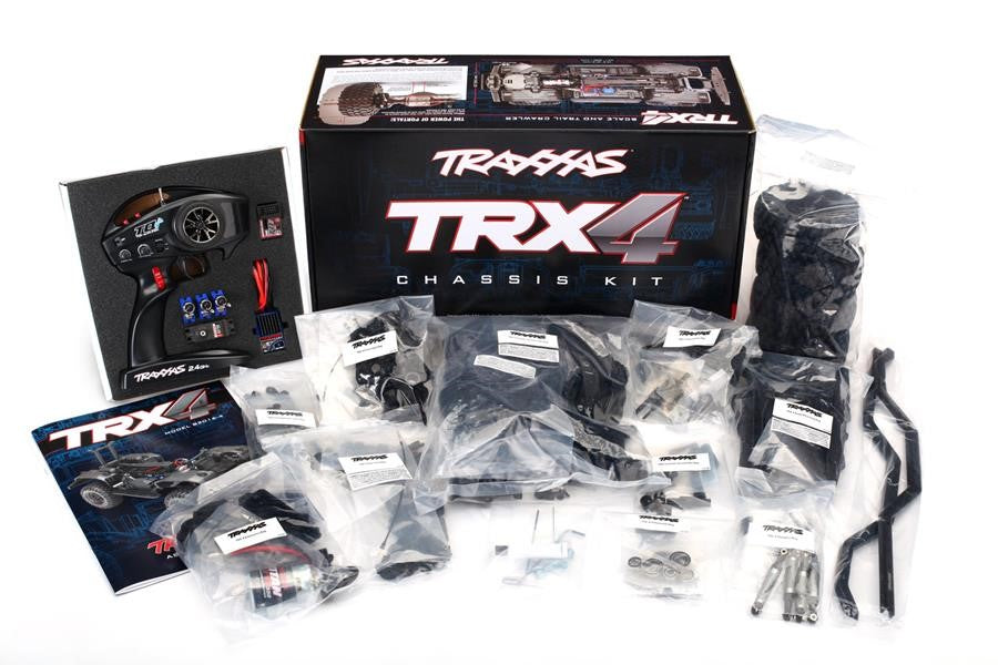 82016-4 Traxxas TRX4 Kit de crawler 1/10 non assemblé, XL-5 HV, Titan 21T