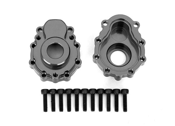 8251A Portal housings, outer, 6061-T6 aluminum (charcoal gray-anodized) (2)/ 2.5x10 CS (12)