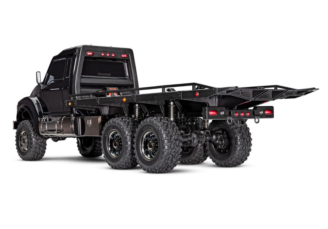 88086-84 Traxxas TRX6 Ultimate RC Hauler 6X6 con LED y cabrestante - Negro 88086-84