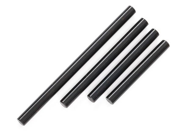8943 Traxxas Jeu de broches de suspension, arrière (gauche ou droite) (acier trempé