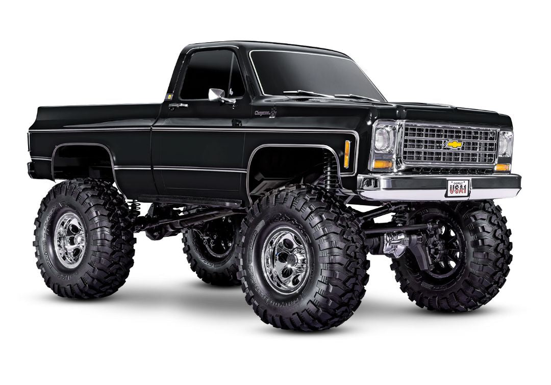 92056-4BLACK Traxxas TRX4 Chevrolet K10 Cheyenne Edición High Trail Negro