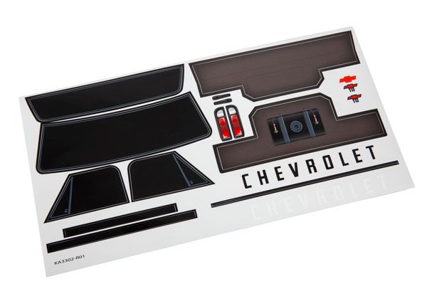 9413 Traxxas Decal sheet, Chevrolet C10