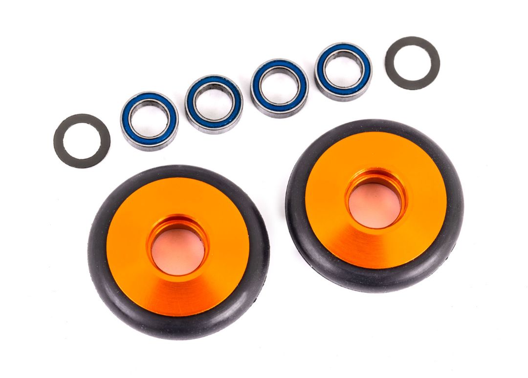 9461A Traxxas Wheels, barra con ruedas, (naranja) (2)