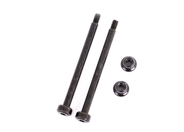 9542 Traxxas Pasadores de suspensión, exterior, delantero, 3,5x48,2 mm (acero endurecido)