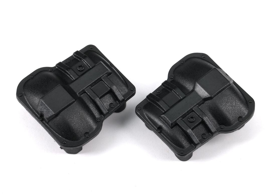 9738 Traxxas Differential Cover, Front Or Rear (Black) (2)