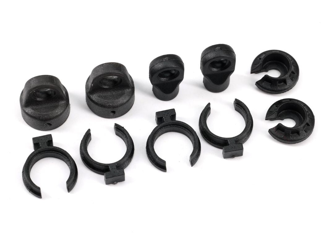 9762A Traxxas Shock Cap (2)/ Spring Perch (2)/ Rod End (2)