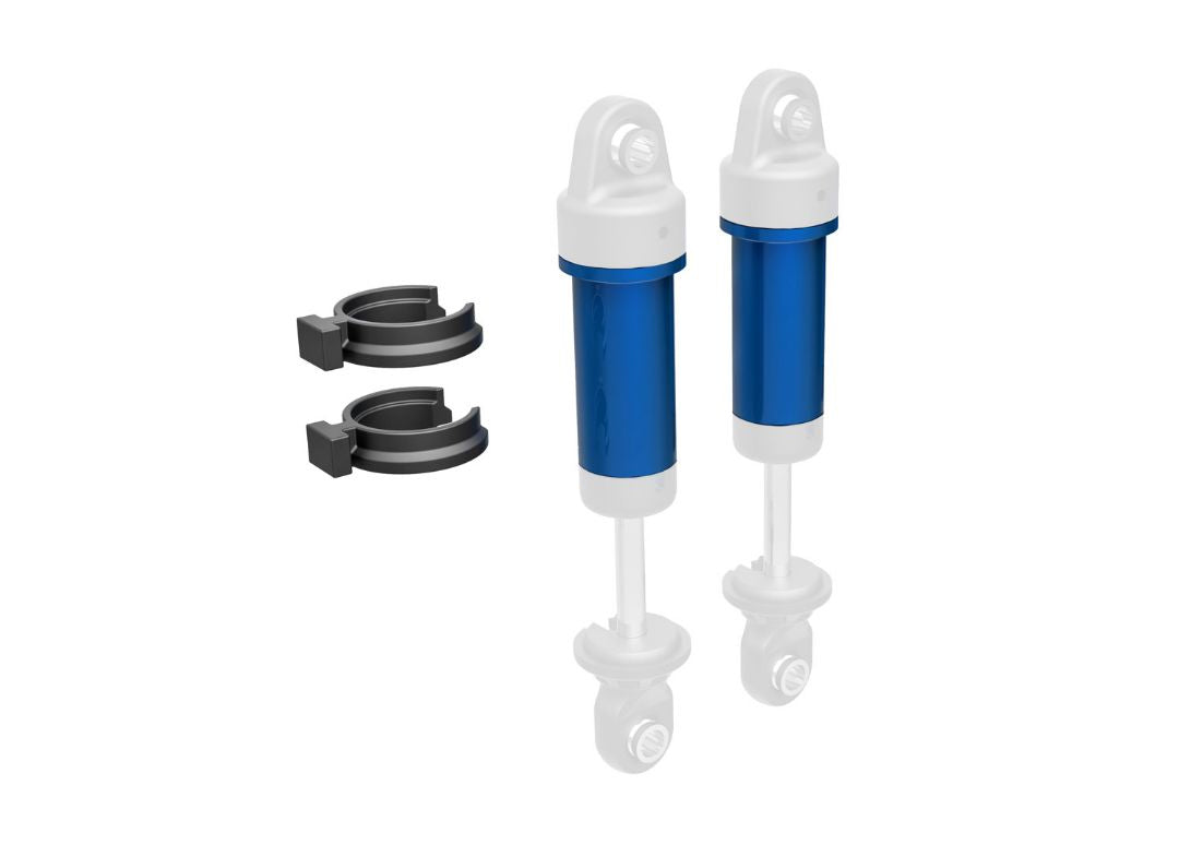 9763-BLUE Traxxas Body, GTM Shock, Aluminum (BLUE)
