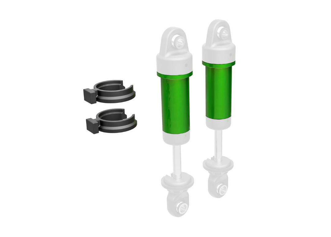 Corps Traxxas 9763-GRN, amortisseur GTM, aluminium (anodisé vert)