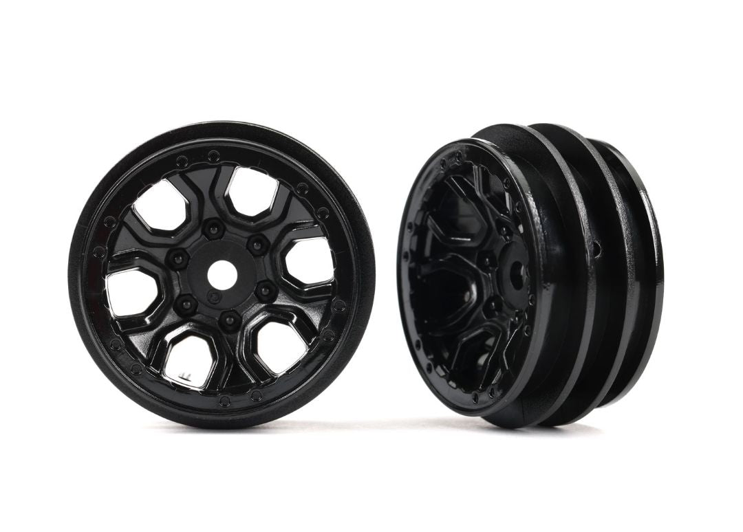 9770 Traxxas Wheels, 1.0" (Black) (2)