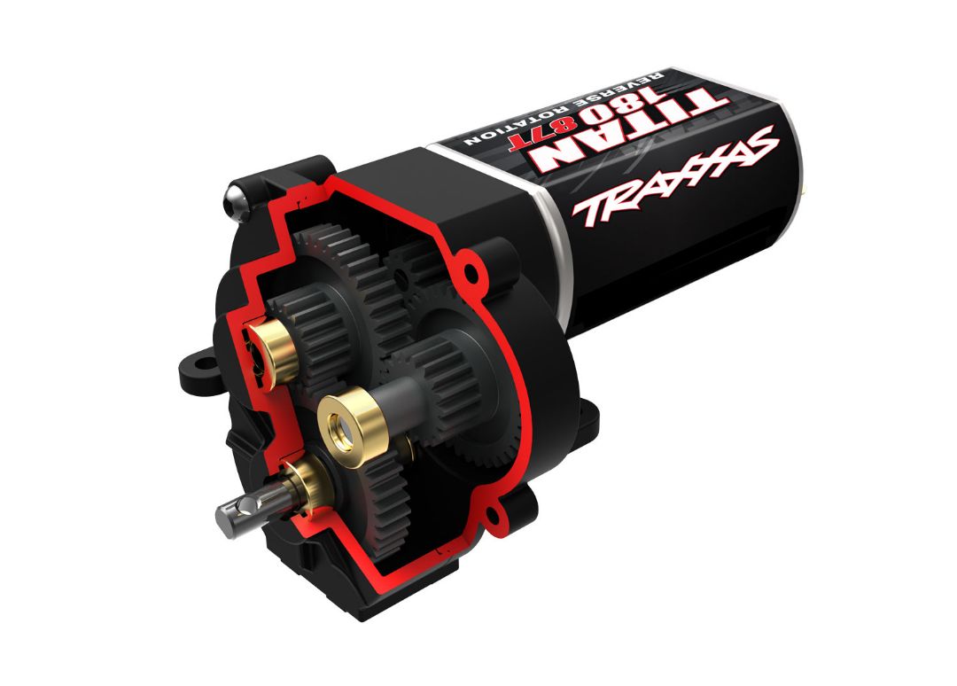 9791 Traxxas Transmission, Complete (High Range (Trail) Gearing)