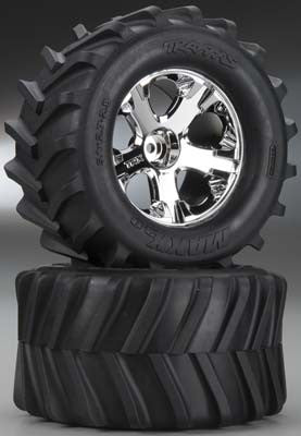 6771 Tires/Wheels Assembled Glued 2.8" (2)