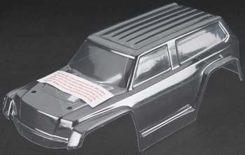 7611 Body Teton Feuille transparente/décalcomanie