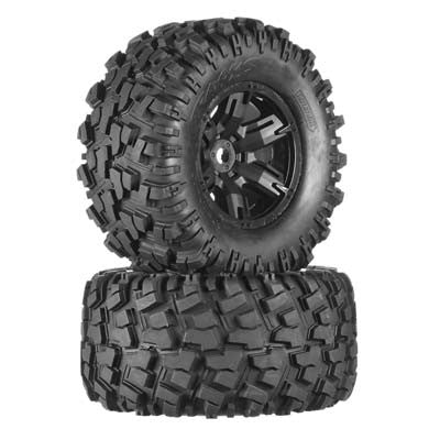 7772X Pneus/Roues Assemblés Collés X-Maxx (2)