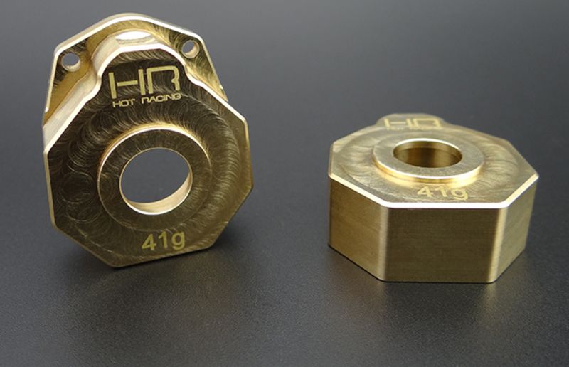 HRATRXF21HC Carcasa de accionamiento de portal exterior de latón pesado de 41 g Tra Trx-4