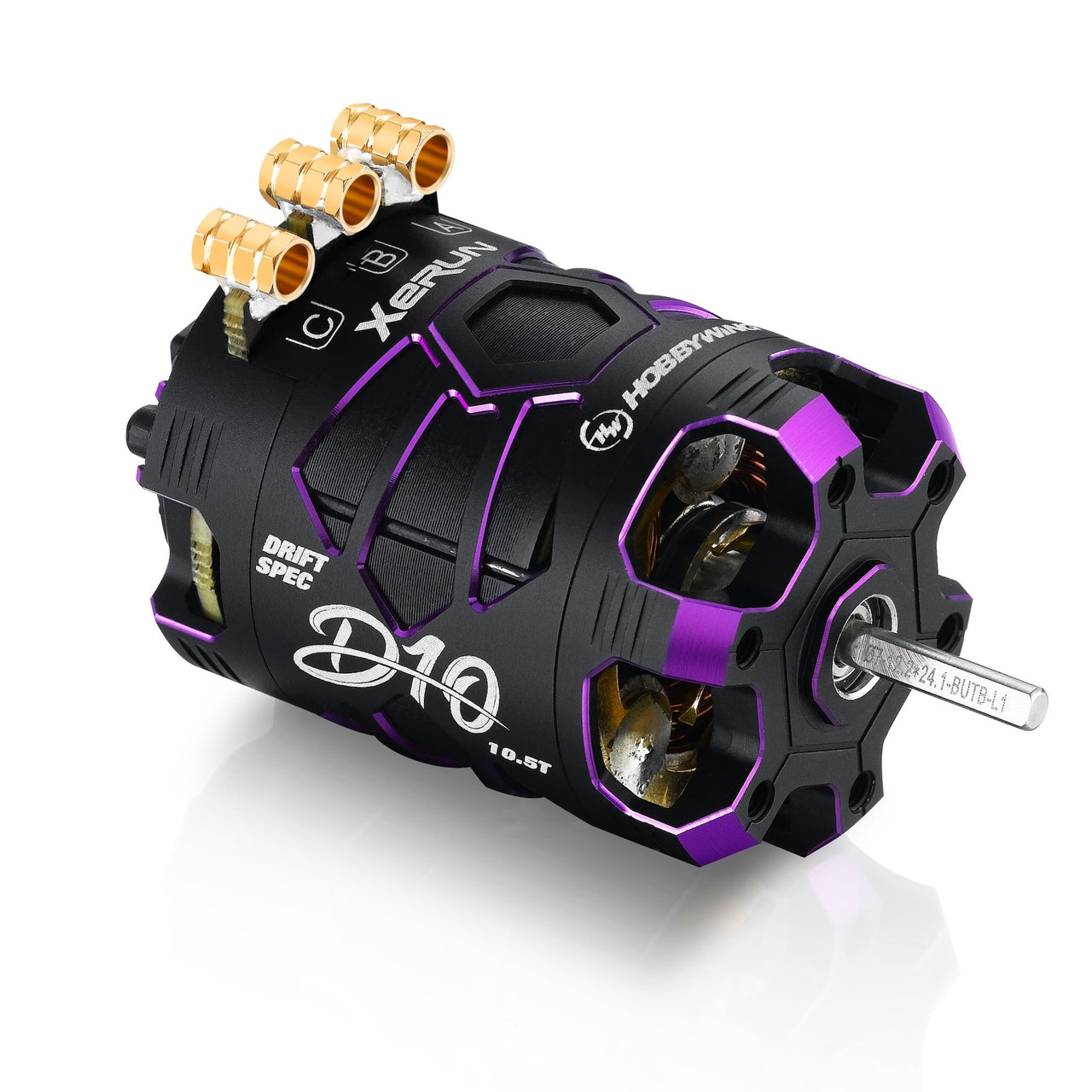 Motor de deriva Hobbywing Xerun D10 - 10,5 T (4600 kv) - 13,5 T (2900 kv)