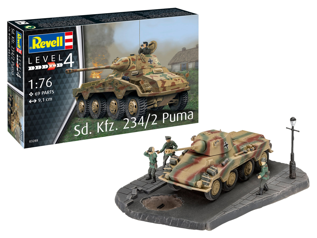 RVG3288 SD.KFZ.234/2 PUMA (1/76)