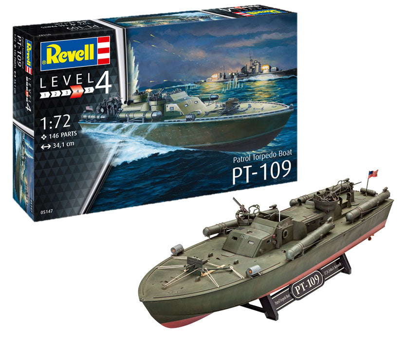 RVG5147 BATEAU TORPILLEUR DE PATROUILLE PT109 (1/72) SL4