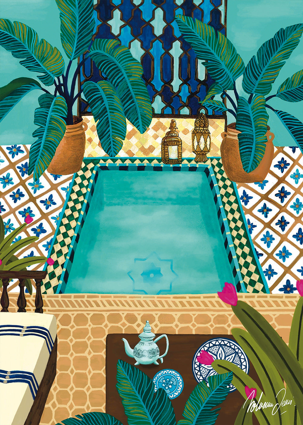Blue Riad 1000-Piece Puzzle