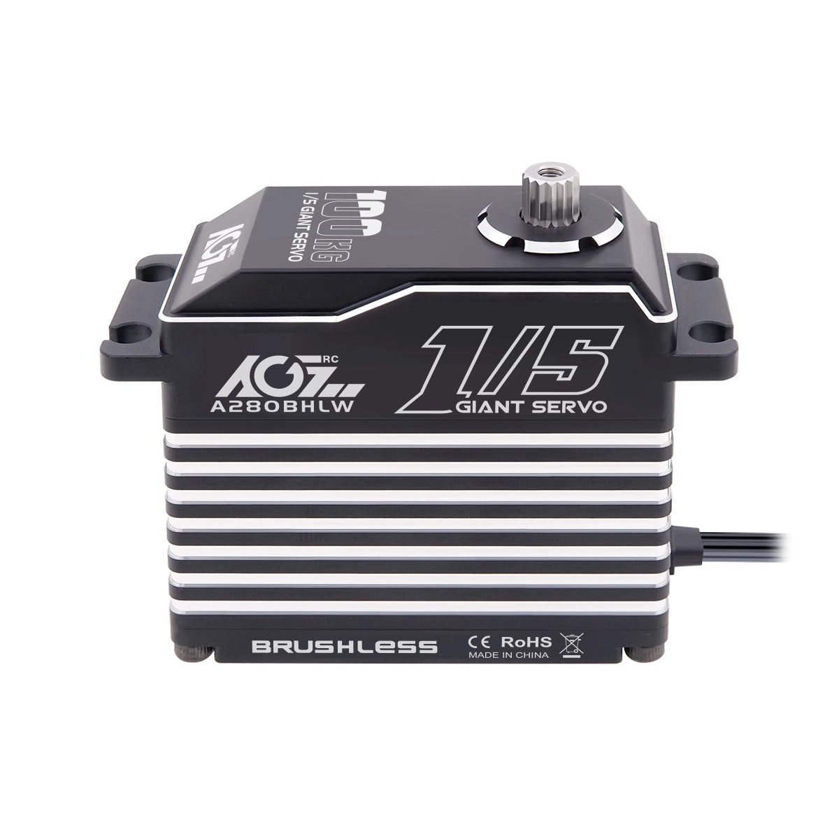 A280BHLW AGFRC 100KG HV 0.110Sec High Torque Brushless Waterproof 1/5