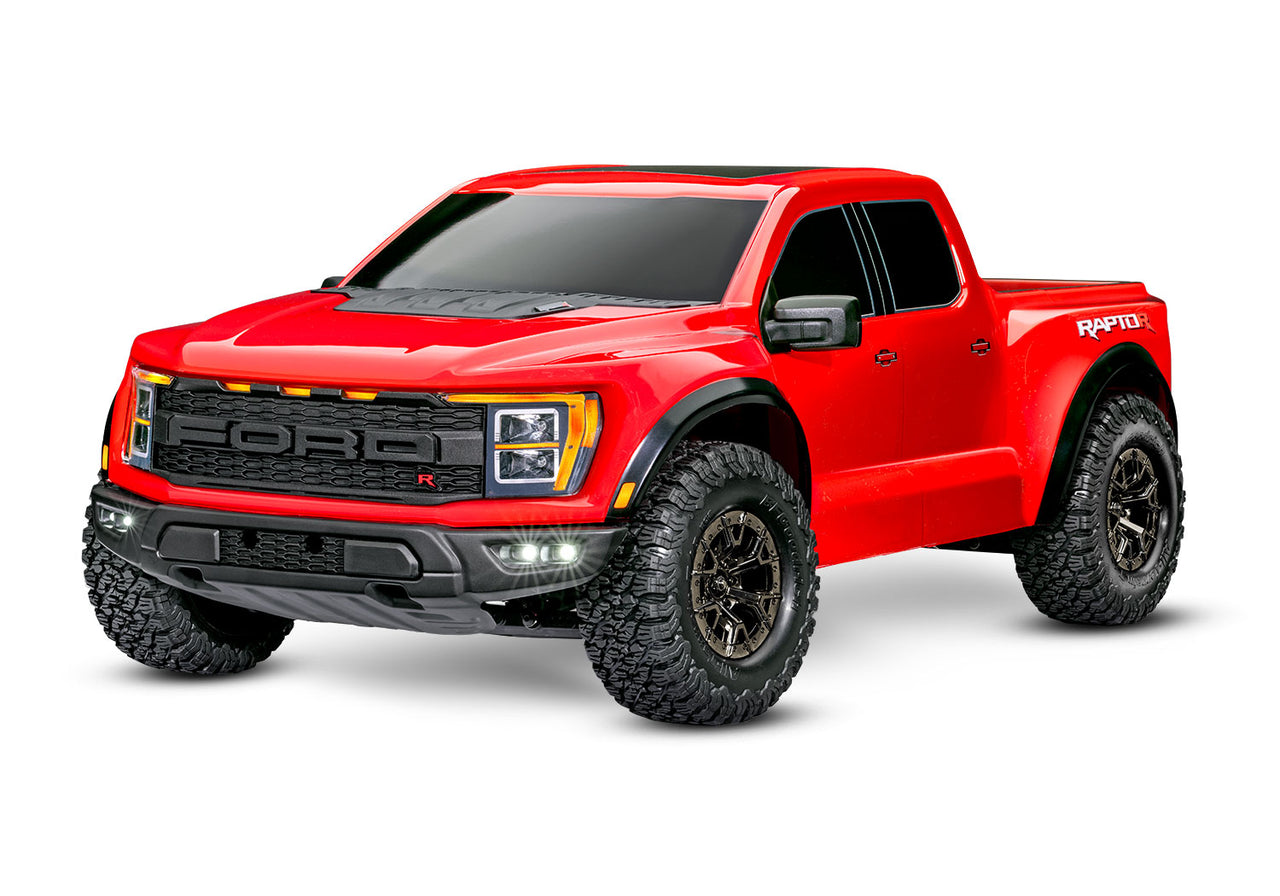 101076-4RED Traxxas Ford Raptor R - Rouge [GRATUIT : Kit d'éclairage LED 10190] 