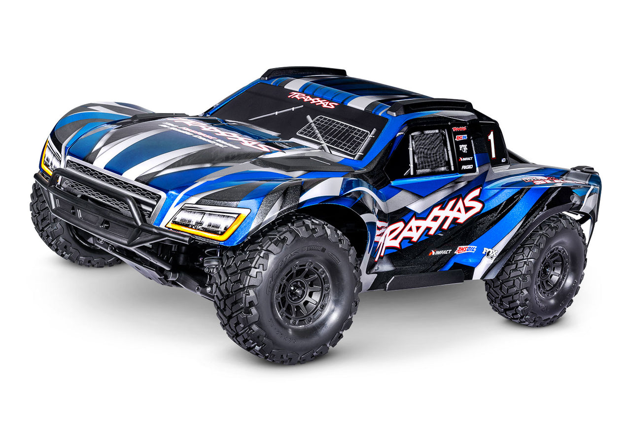 102076-4BLUE Traxxas Maxx Slash 1/8 4WD sans balais - Bleu