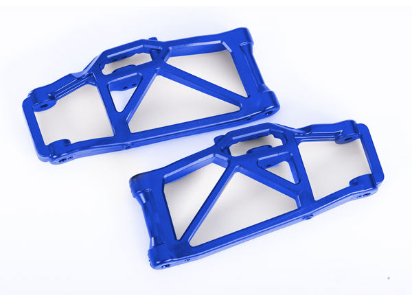 10230-BLUE Traxxas Brazos de suspensión, inferiores, azul (2)