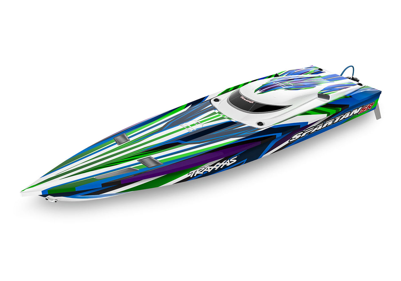 103076-4GREEN Traxxas Spartan SR 36" Race Boat with Self-Righting - Green [In-store:Available/Online:April 26th]