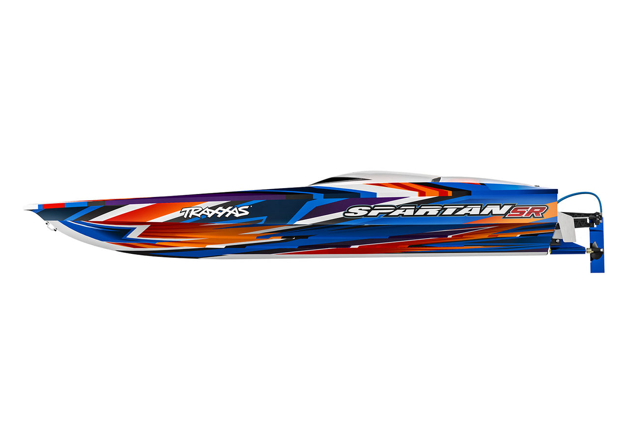 103076-4ORANGE Traxxas Spartan SR 36" Race Boat with Self-Righting - Orange [In-store:Available/Online:April 26th]
