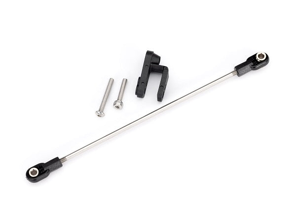 10341 Traxxas Rudder pushrod, assembled/ servo horn (Spartan SR)