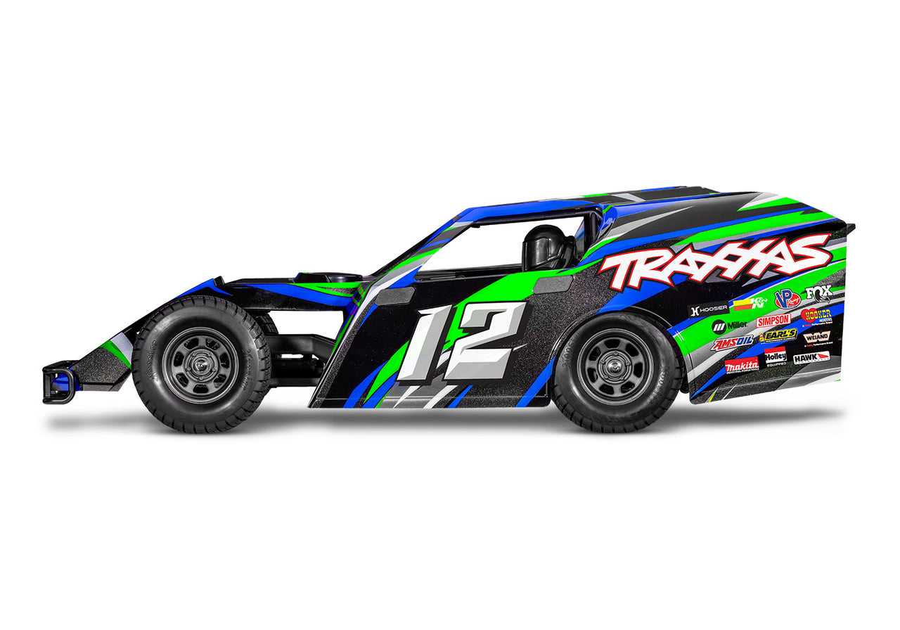 104354-74 Traxxas 1/10 Modified BL-2S with Clipless Body - Green