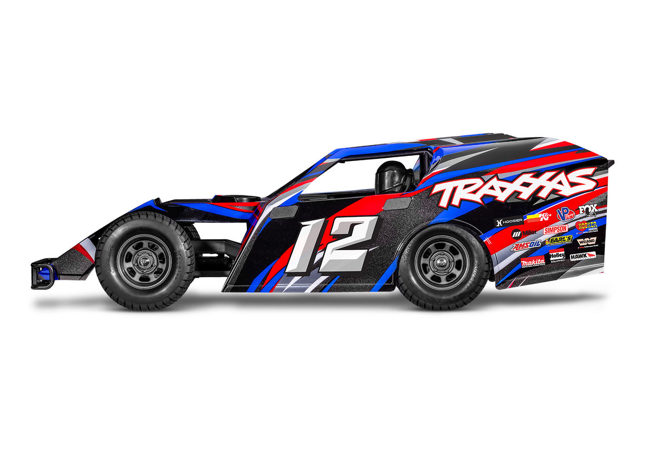 104354-74 Traxxas 1/10 Modified BL-2S with Clipless Body - Red