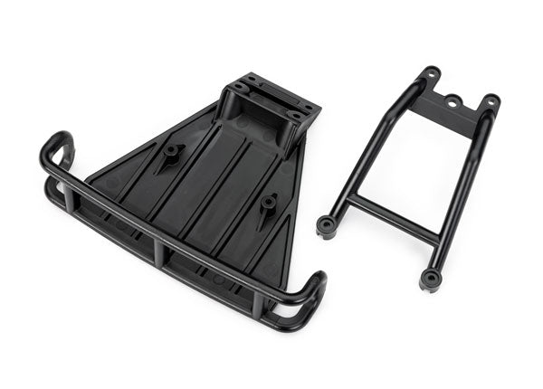 10436 Traxxas Bumper, front (upper (1), lower (1))