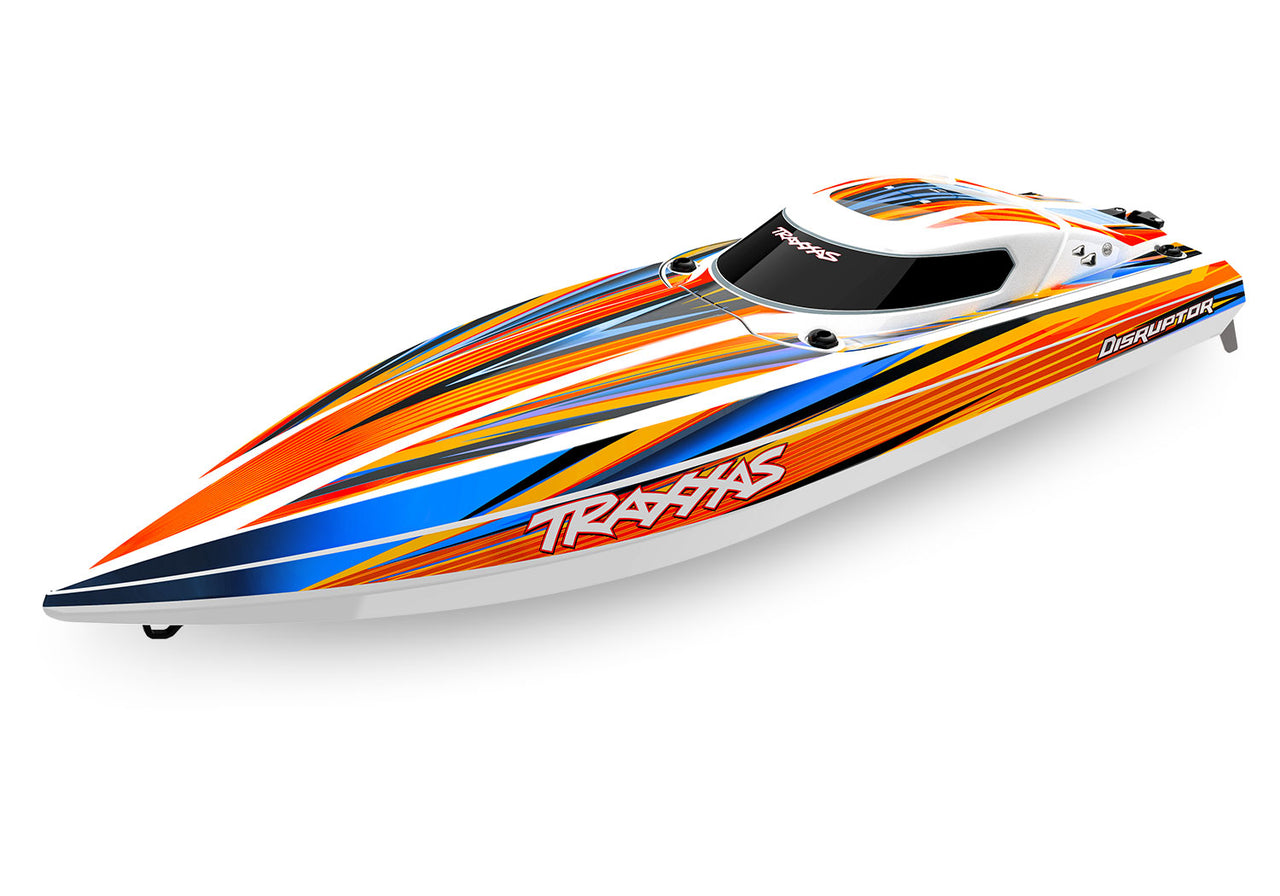 106064-4 Traxxas Disruptor High-Performance Boat, 4S VXL - Orange