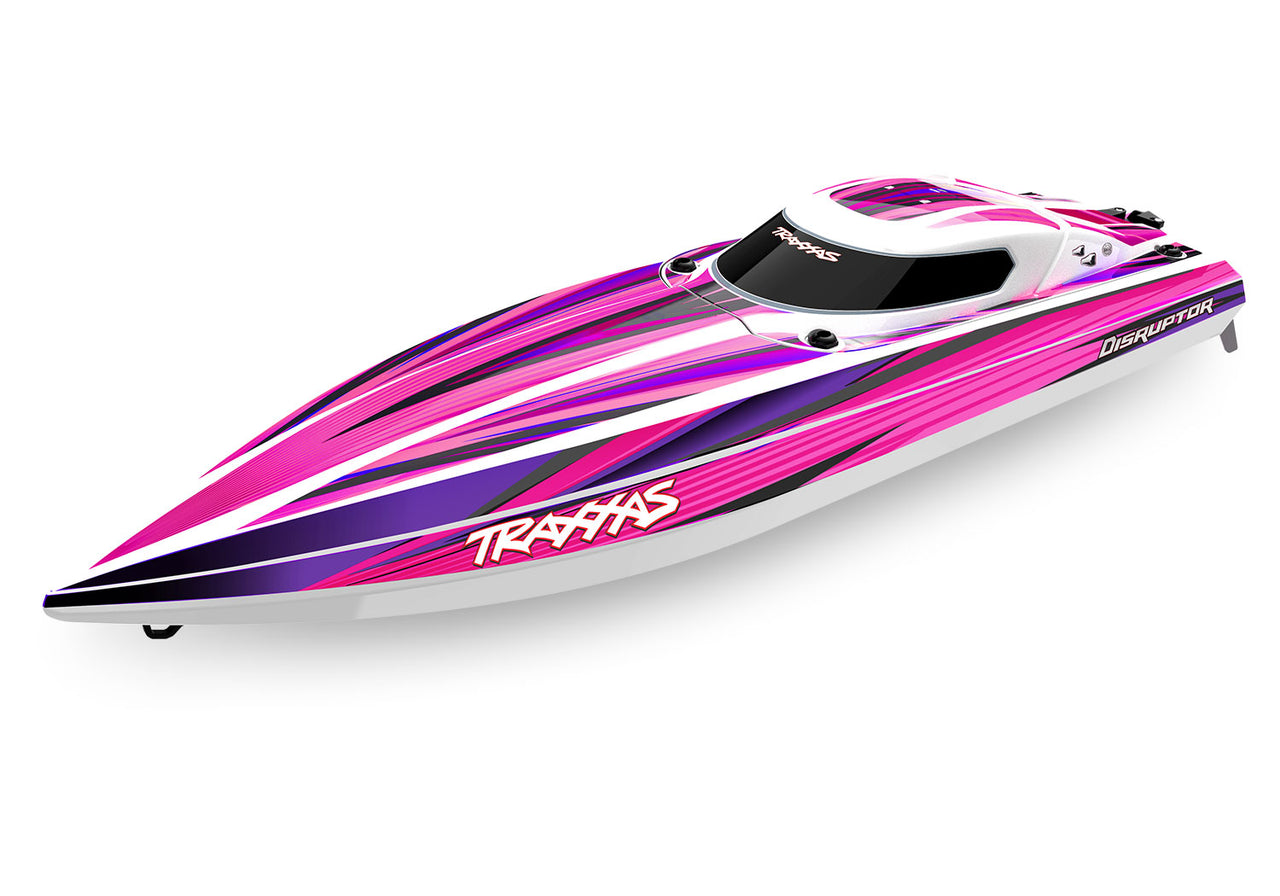 106064-4 Traxxas Disruptor High-Performance Boat, 4S VXL - Pink
