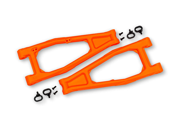 10929-ORNG Bras de suspension Traxxas, supérieur, orange (gauche ou droite, avant)(2)