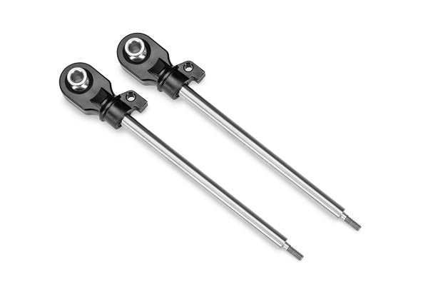 10964 Traxxas Shock shafts, GT-Maxx, 110mm (steel, chrome finish) (2)