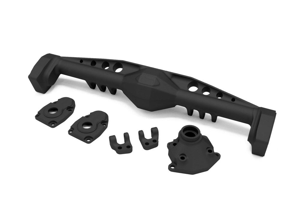 VPS08472 AXIAL CAPRA CURRIE F9 REAR AXLE BLACK ANODIZED