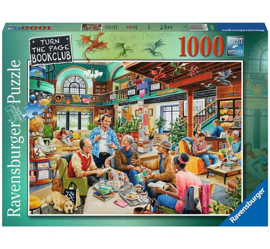 Puzzle de 1000 pièces du Bookclub « Tournez la page »