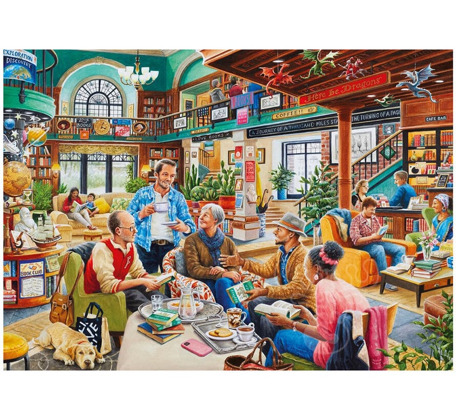 Puzzle de 1000 pièces du Bookclub « Tournez la page »