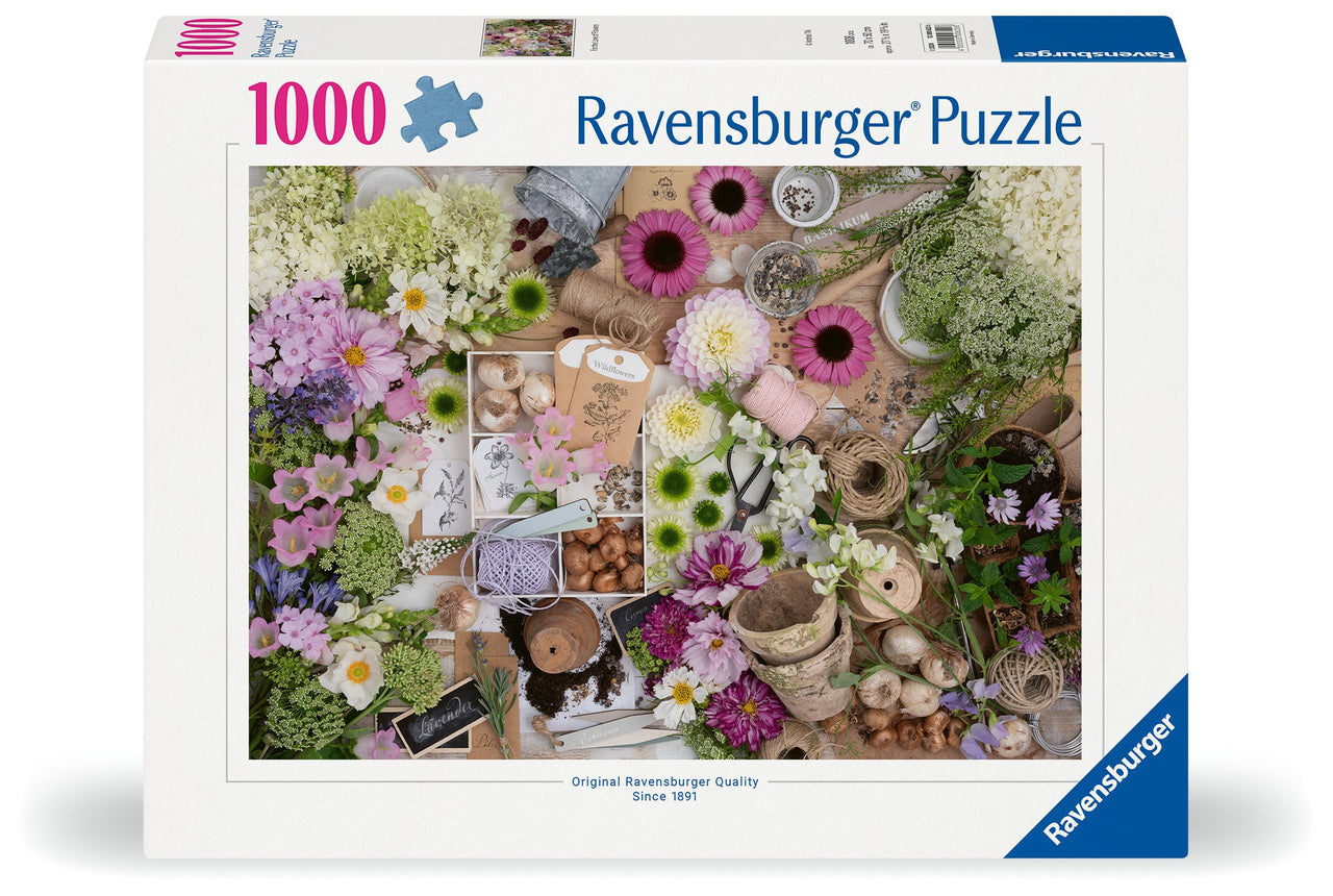Colorful Floral Love 1000-Piece Puzzle