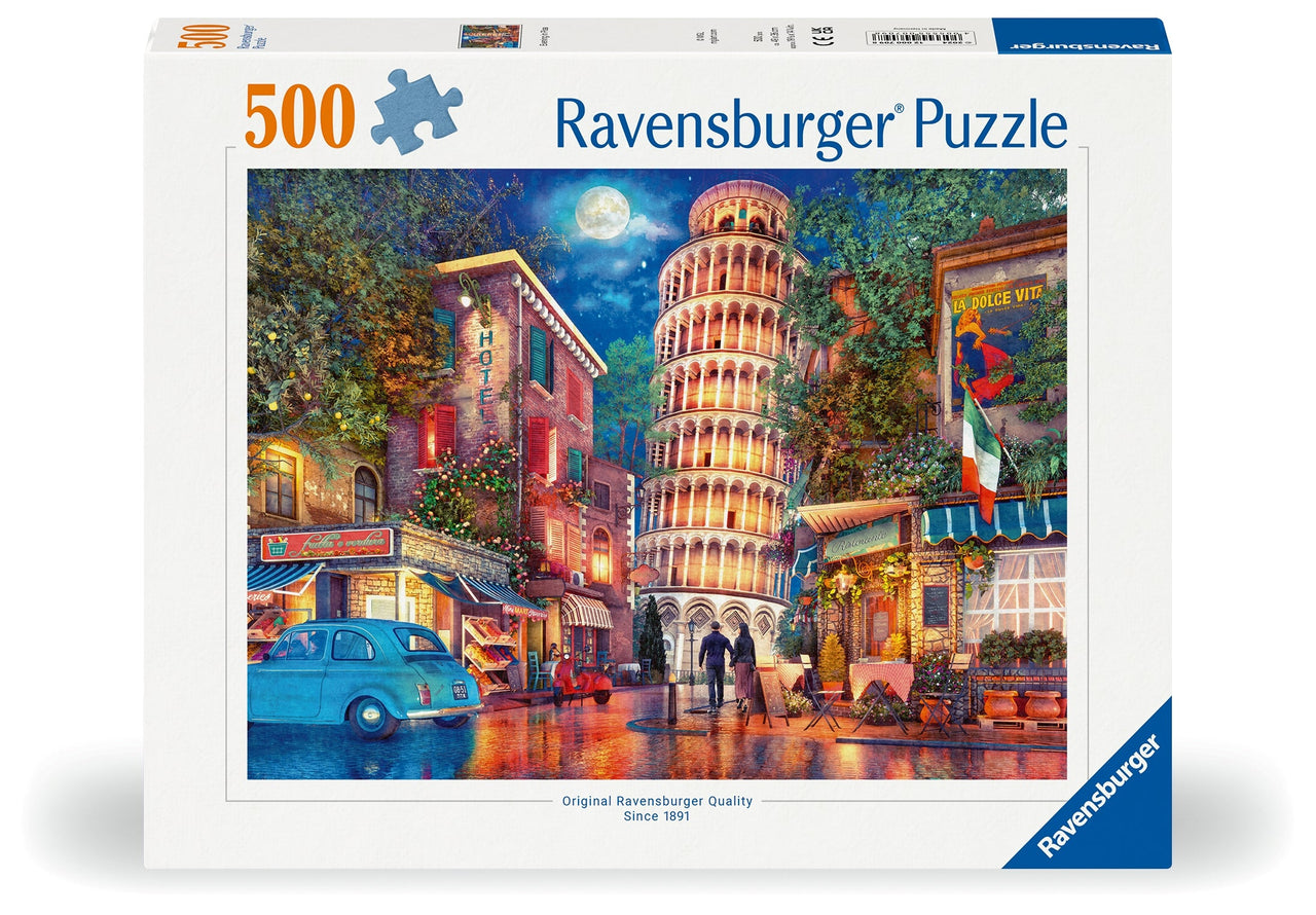 Streets of Pisa 500-Piece Puzzle