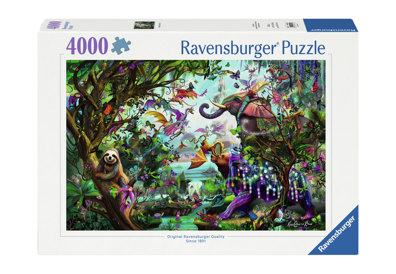 Puzzle 4000 pièces Dragons tropicaux