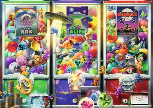 Puzzle 1000 pièces Animaux, Aliens et Ninjas 