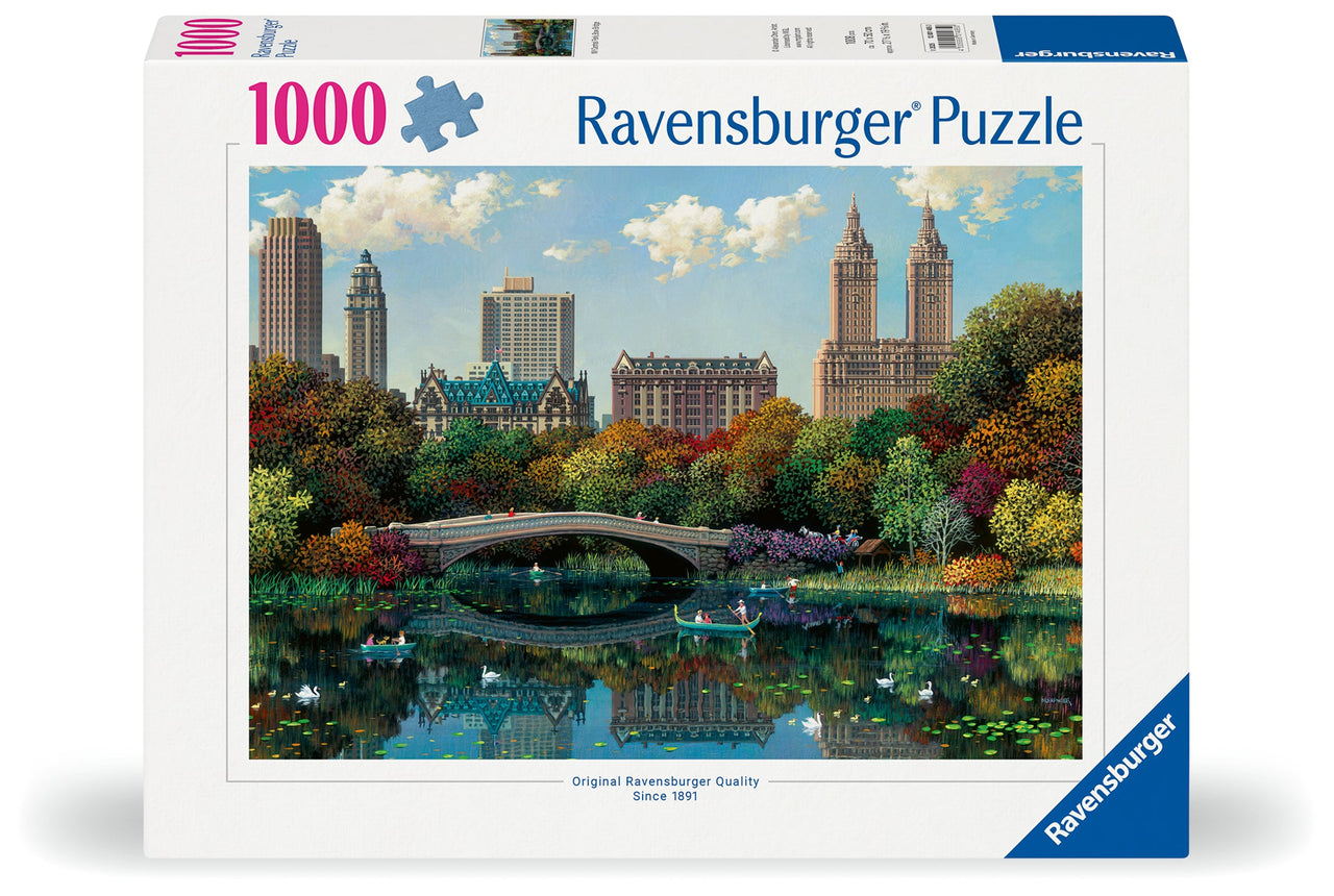 Puzzle 1000 pièces Central Park, pont Bow, New York 