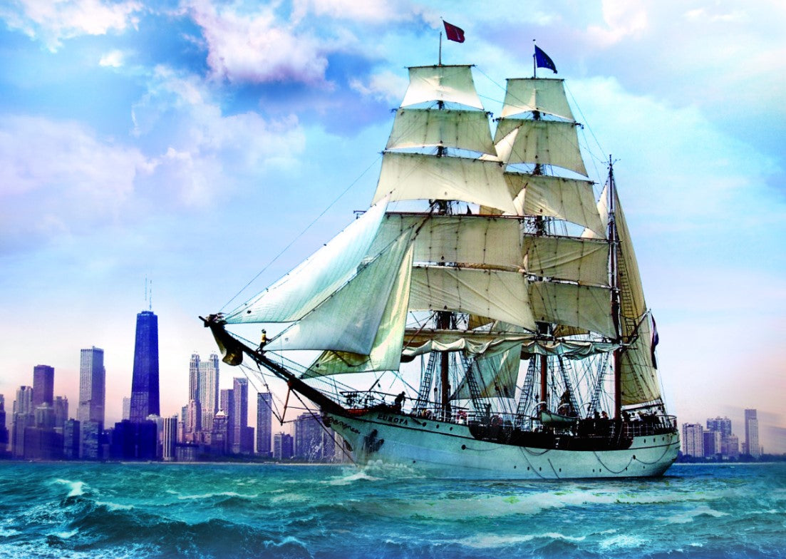 Puzzle de 500 pièces « Navigation vers Chicago »