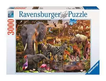 Puzzle 3000 pièces Le monde animal africain