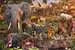Puzzle 3000 pièces Le monde animal africain