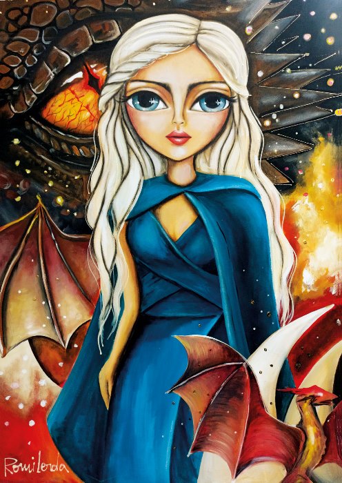 La Mère des Dragons – Puzzle 1000 pièces de Romi Lerda