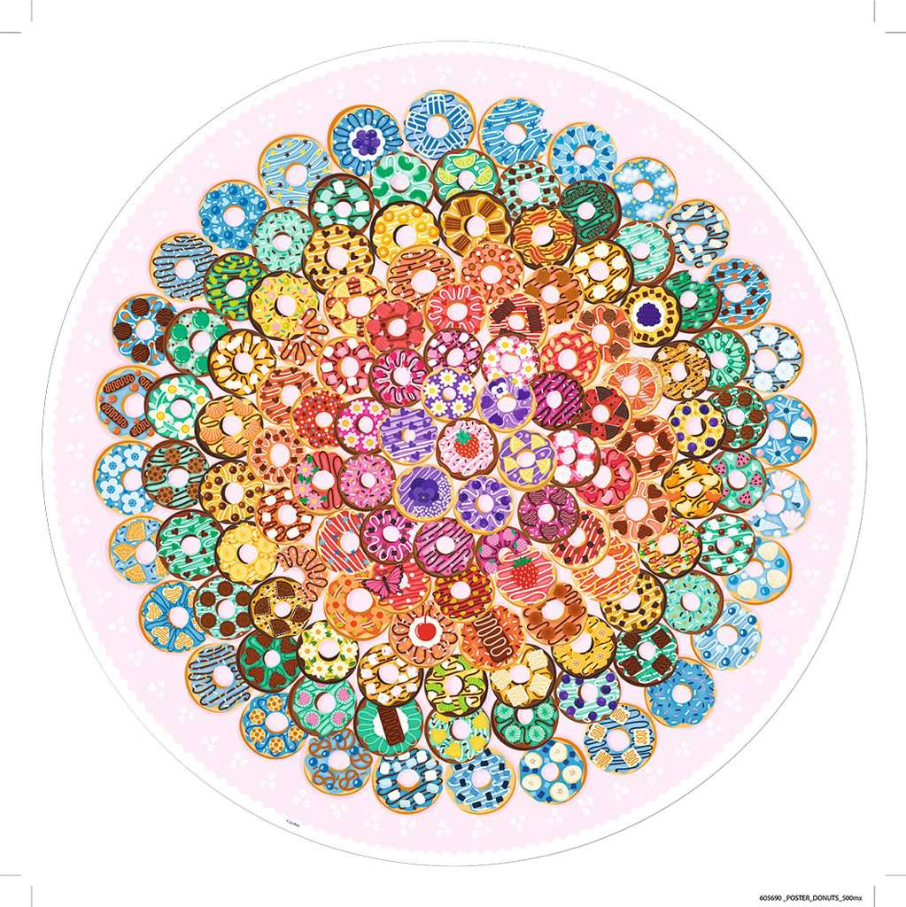 Circle of Colors - Doughnuts 500-Piece Puzzle