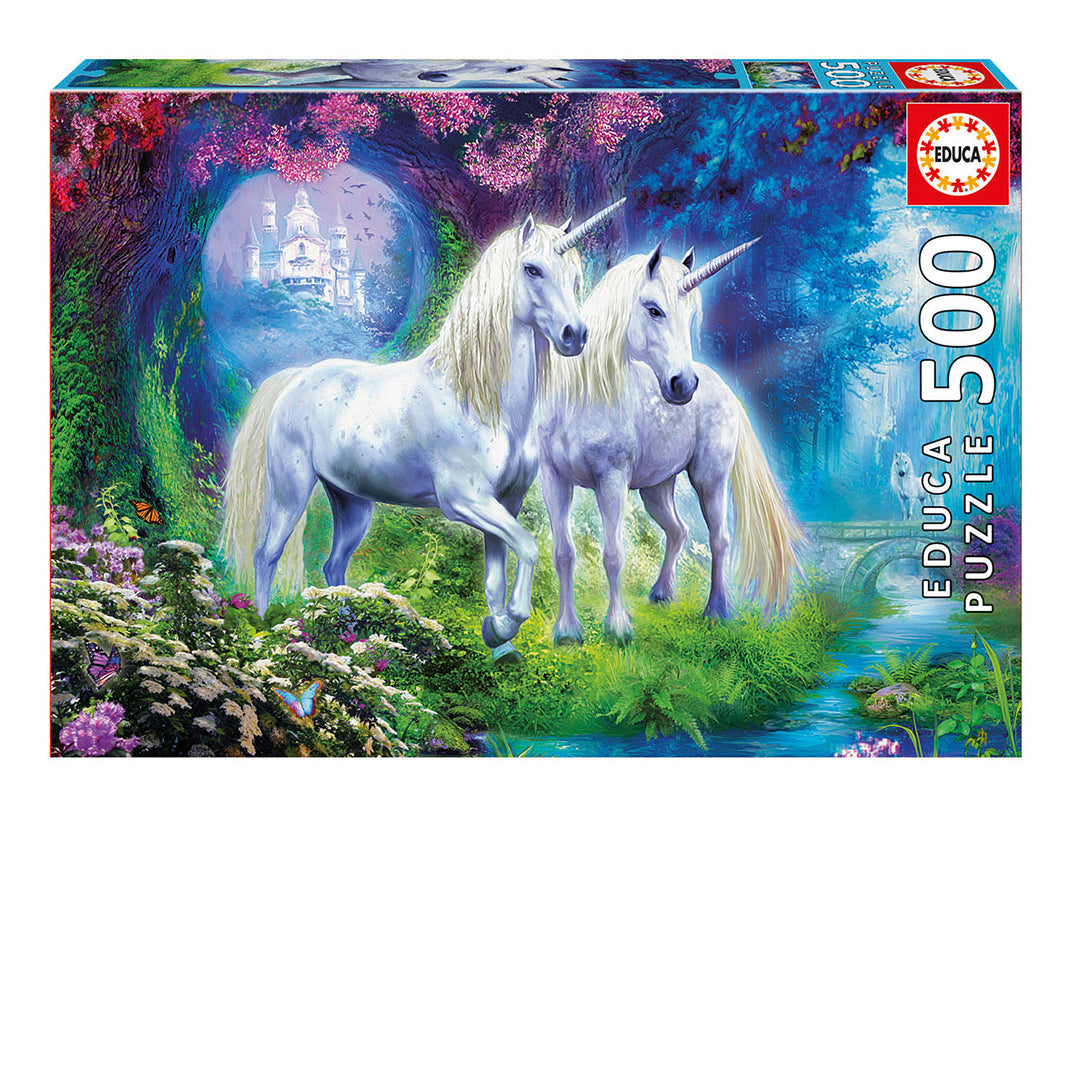 Forest Unicorns 500-Piece Puzzle